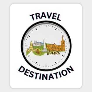 Travel to Dublin Sticker